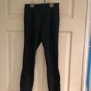 Sleek black lululemon leggings